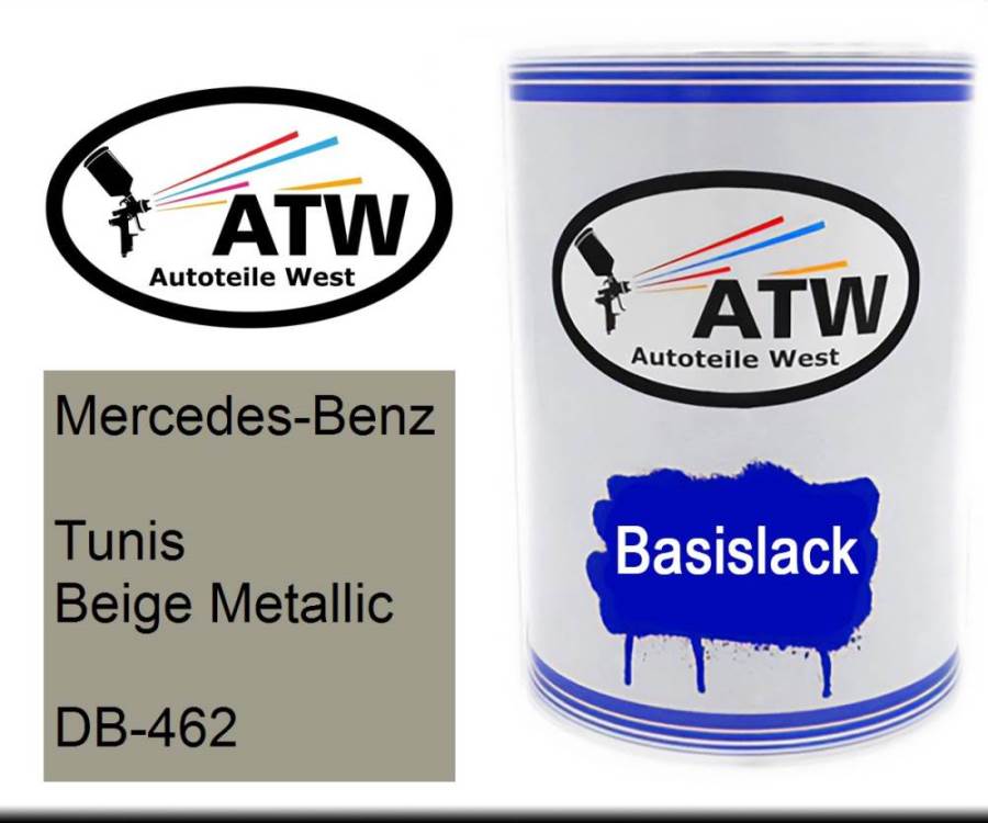 Mercedes-Benz, Tunis Beige Metallic, DB-462: 500ml Lackdose, von ATW Autoteile West.